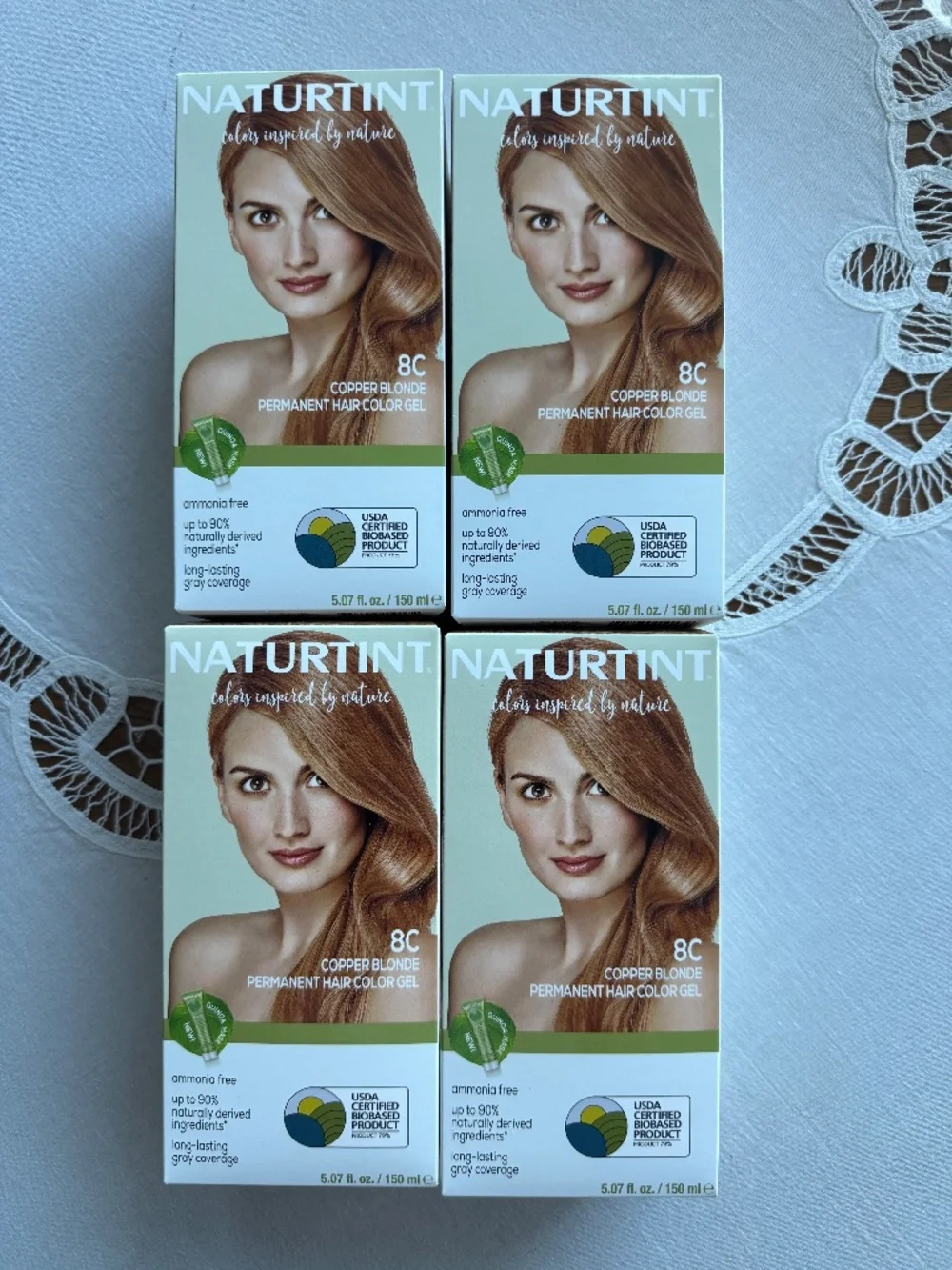 Women's Naturtint Copper Blonde permanent Hair Color Gel 8C